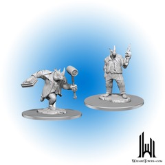 Magic the Gathering Unpainted Miniatures: Freelance Muscle/Rhox